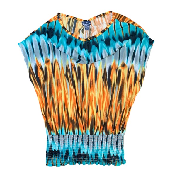 Uniti Casual Tops - Uniti Multicolor Women's Top Size 1x
